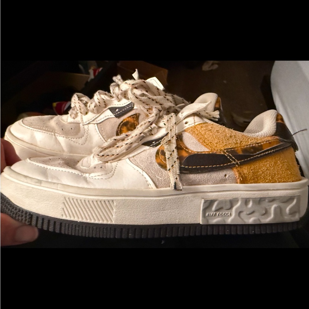 Size 7.5 - Nike Air Force 1 Fontanka Tortoise Shell W